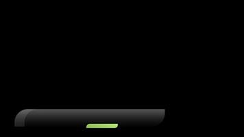 Lower third banner animation. Lower third bar template for breaking news, television, and media channels. Interface template. Transparent background with alpha channel. video