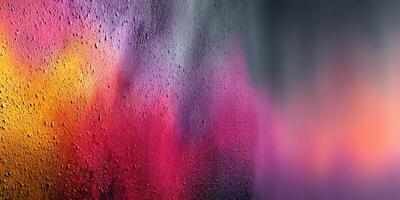 Colorful abstract texture with moisture and gradients capturing light at sunset photo