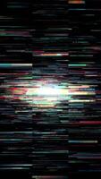 Neon Data Glitch Vertical Loop, Futuristic Glitch Overlay video