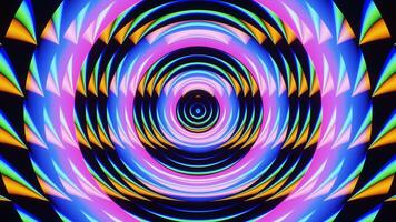 Abstract pulsating background with bright colors video