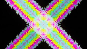Pulsating multi-colored VJ Loop animation for visualizations video