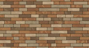 Seamless Pattern of a Rustic Textured Brick Wall Surface photo