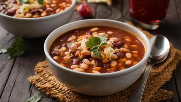Antonietta's Bean Soup - Hearty bean soup, named after Antonietta, filled with goodness. photo