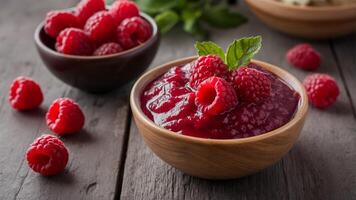 Year-Round Raspberry Sauce Versatile raspberry sauce, perfect for any season. photo