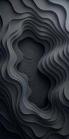 Abstract 3D Layered Paper with Depth and Shadows photo