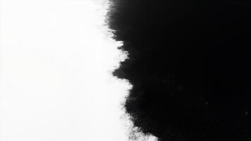 Abstract black and white illustration depicting a stark visual contrast and creative texture photo