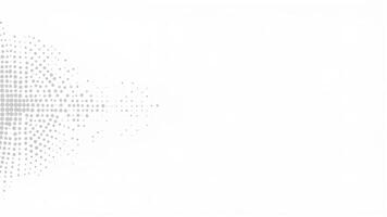 Minimalist design with a dotted halftone pattern forming a dynamic visual composition, suitable for various creative and graphic design projects. photo