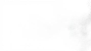 Modern digital dotted design composition representing innovation and technology with a dynamic grayscale effect on white photo