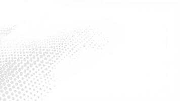 Soft gradual halftone gradient formed of dots cascading across a white plane giving a sense of depth in design and composition photo