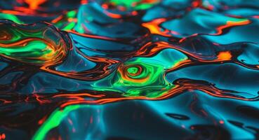 Abstract background with colorful liquid photo