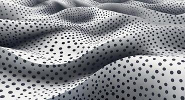 A 3d illustration of a polka dot pattern photo