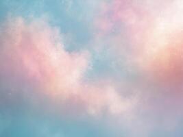 Pastel clouds background with stars and clouds photo