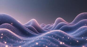 3d rendering of waves in the ocean photo
