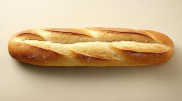 Top View Sourdough Baguette, Food Photography photo