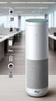The amazon echo is a smart speaker that can play music, answer questions, and control other photo