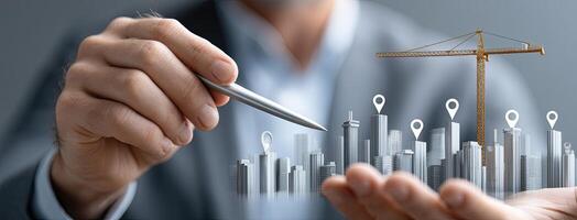 Construction industry in india photo