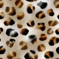 A leopard print fabric with spots photo