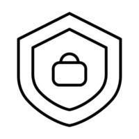Secure Double Shield with Central Lock vector