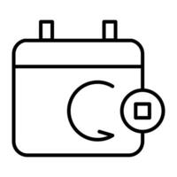 Scheduled Recurring Payment Reminder Setup vector