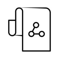 Share Invoice File to Other Platforms vector