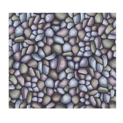 Seamless pattern texture stone wall cobblestones