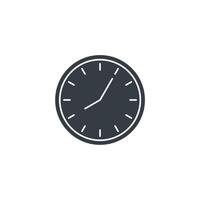 Clock symbol isolated on white background vector