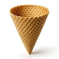 Geometric Waffle Cone Ice Cream Photo