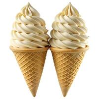 Symmetrical Vanilla Cone Photo