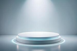 Clean Stage Translucent Acrylic Display Photo