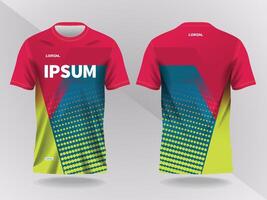 abstract modern colorful background and pattern for sport jersey design vector