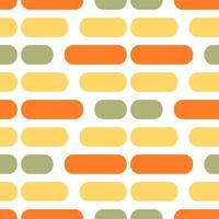 Seamless pattern of hand drawn boho oval shapes on isolated background. Design for celebrations, scrapbooking, textile, home and nursery decor, paper craft. vector