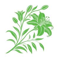 Beautiful Flower flat style illustration vector