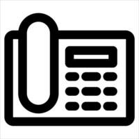 A unique phone icon on a white background vector