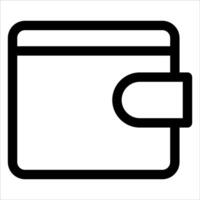 unique Wallet icon illustration vector