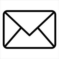 new unique An envelope icon on a white background vector