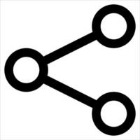A unique black and white image of a circle with two circles vector