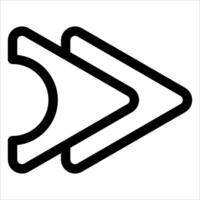 A new unique black and white arrow pointing to the left vector