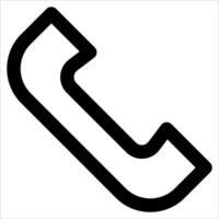 A unique unique phone icon on a white background vector