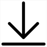 unique Download icon in white background vector