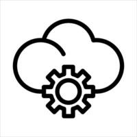 a new unique Cloud computing icon illustration vector