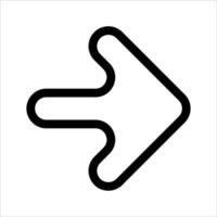 A new unique black and white arrow pointing down on a white background vector