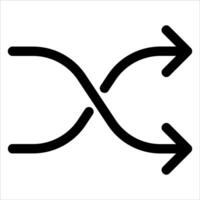 unique An arrow pointing to the left and right in white background vector