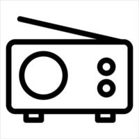 a new unique Radio icon vector
