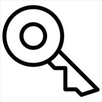 a new unique outline Keys icon in white bacground vector