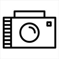 A new unique camera icon on a white background vector