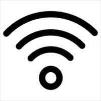 A unique wifi symbol on a white background vector