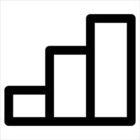A unique graph icon in white background vector