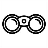 new Binoculars icon vector