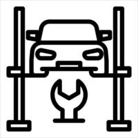 unique Car repair icon illustration vector