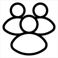 A group of people in a circle icon vector